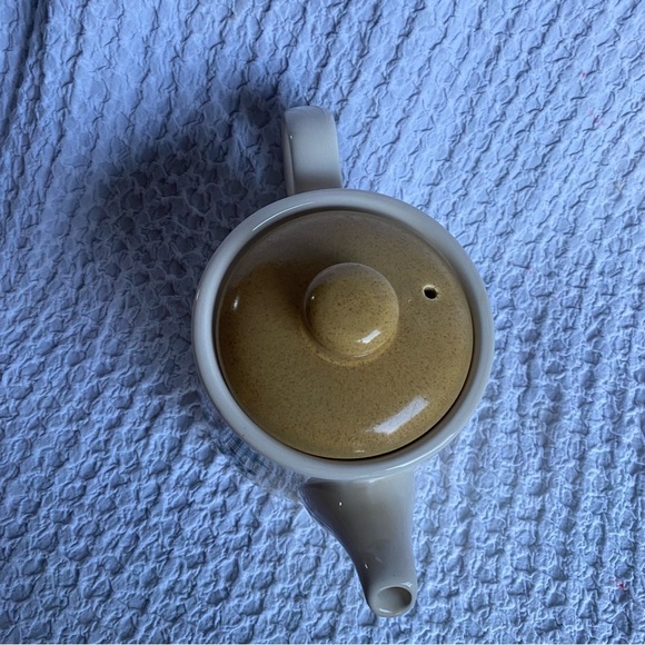 Vintage Sadler teapot stonewear buttercup & daisy print groovy MCM - Picture 12 of 15